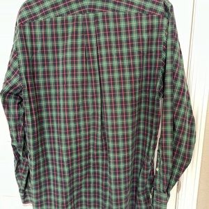Land’s End plaid dress shirt